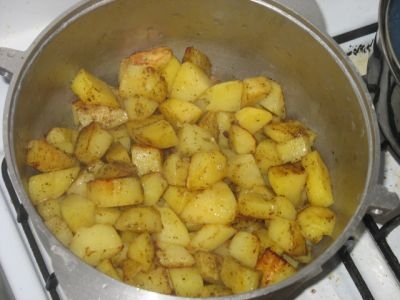 Обсмажуємо картоплю