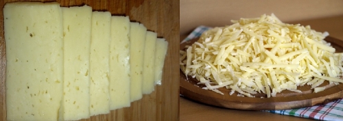 Ріжемо і тремо сир