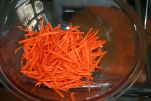 Обсмажуємо моркву