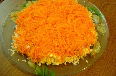 Укладаємо корейську моркву