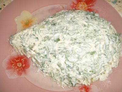 форма їжачка для салату