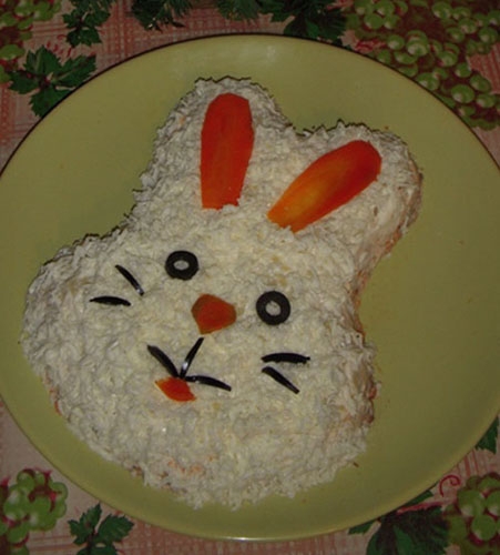готовий салат кролик