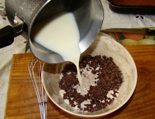 приготування шоколадної глазурі