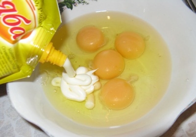 приготуємо і запечемо яєчну суміш