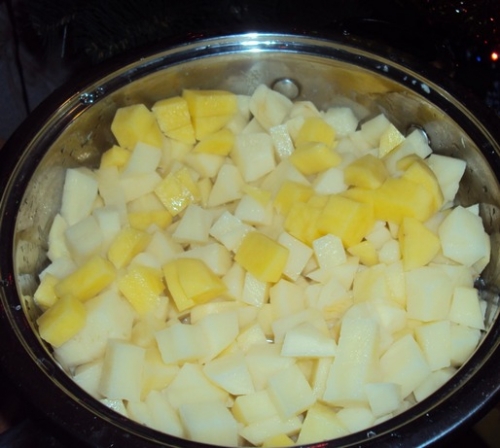 обсмажуємо картоплю