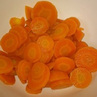 морква в тарілці