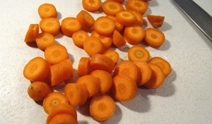 морква на дошці