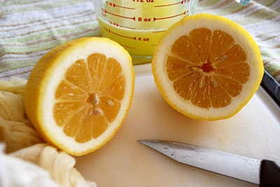 розрізаний лимон