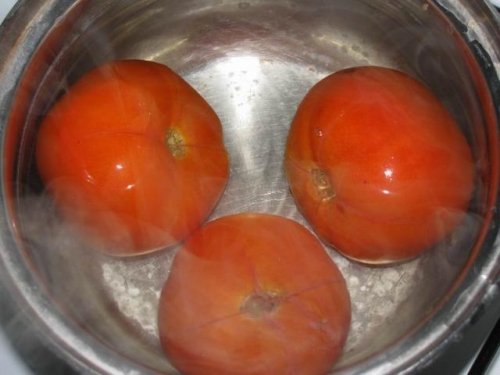 помідори Очищаємо від шкірки