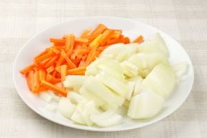 морква і цибуля