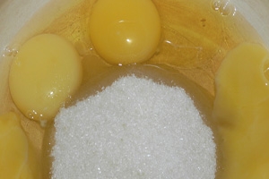 Яйця з цукром 