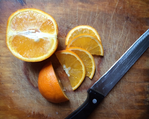 нарізаний апельсин