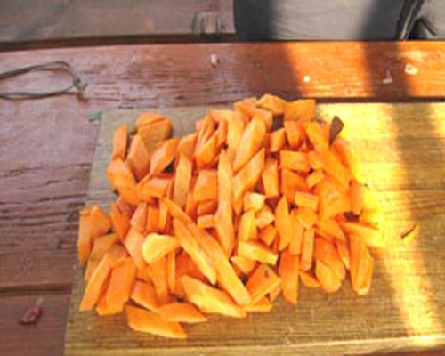 скибочками моркву