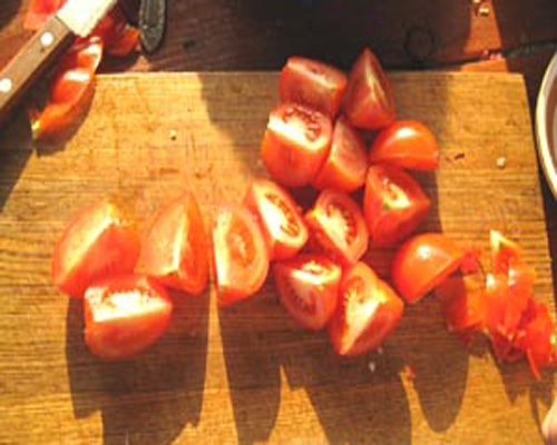 помідори часточками