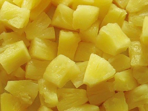 нарізану ананас