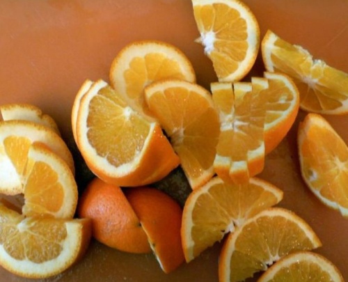 нарізаємо апельсини