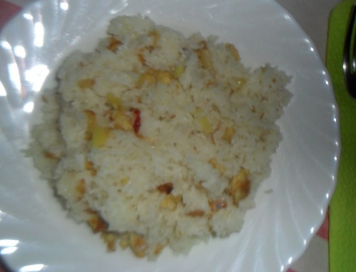 рис з імбиром і цибулею