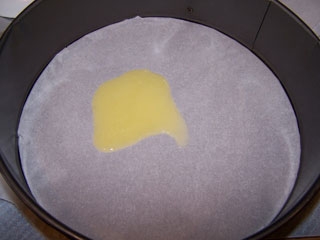 форма з маслом і папером