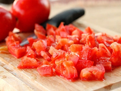 нарізані помідори