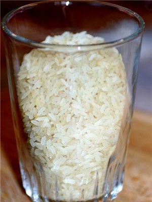 рис у склянці