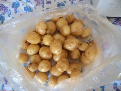 картопля в пакеті