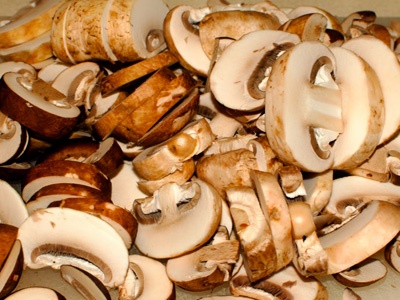 нарізка грибів